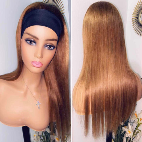 16” Honey Blonde Headband Wig